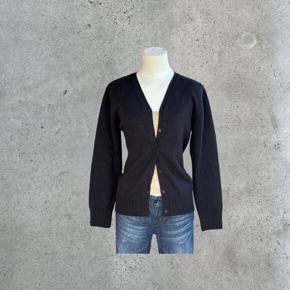 2000s black cardigan - Picture 1 of 5